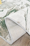 Prisma Emerald Green Abstract Rug