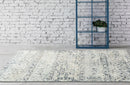 Providence Segments Traditional Blue Rug
