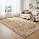 Revive Enzo Brown Washable Rug