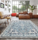 Rayie Blue Non-Slip Rug