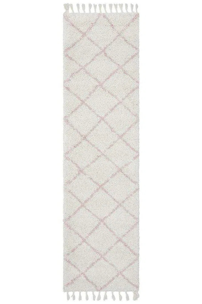 Saffron 22 Pink Runner Rug