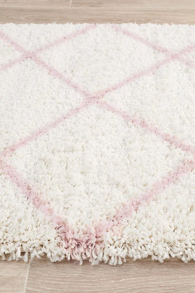 Saffron 22 Pink Runner Rug