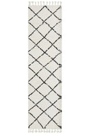 Saffron 22 White Runner Rug
