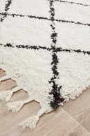 Saffron 22 White Runner Rug