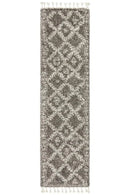 Saffron 33 Grey Runner Rug
