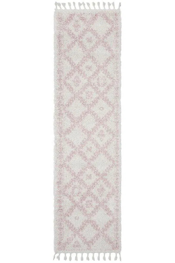 Saffron 33 Pink Runner Rug