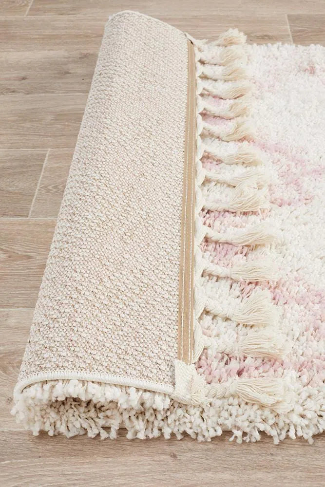 Saffron 33 Pink Runner Rug