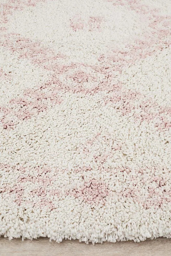 Saffron 33 Pink Rug