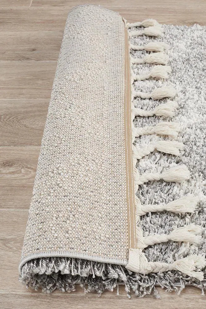 Saffron 33 Silver Runner Rug