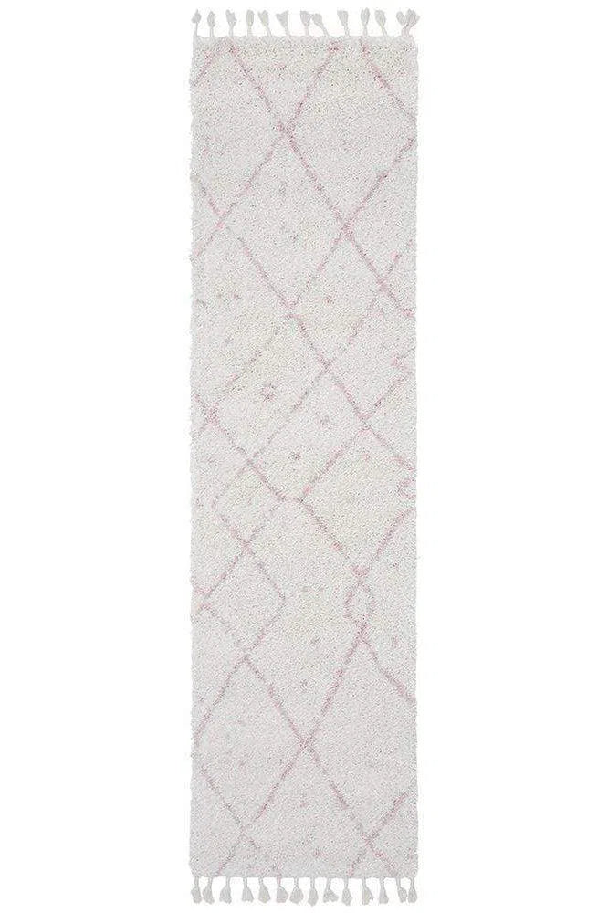 Saffron 44 Pink Runner Rug