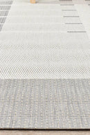 Samba Silver Cream Outdoor Rug