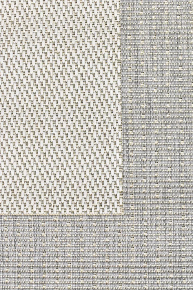 Samba Silver Cream Outdoor Rug