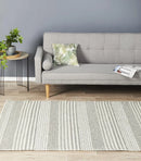 Hellena Braied Silver Felted Wool Rug