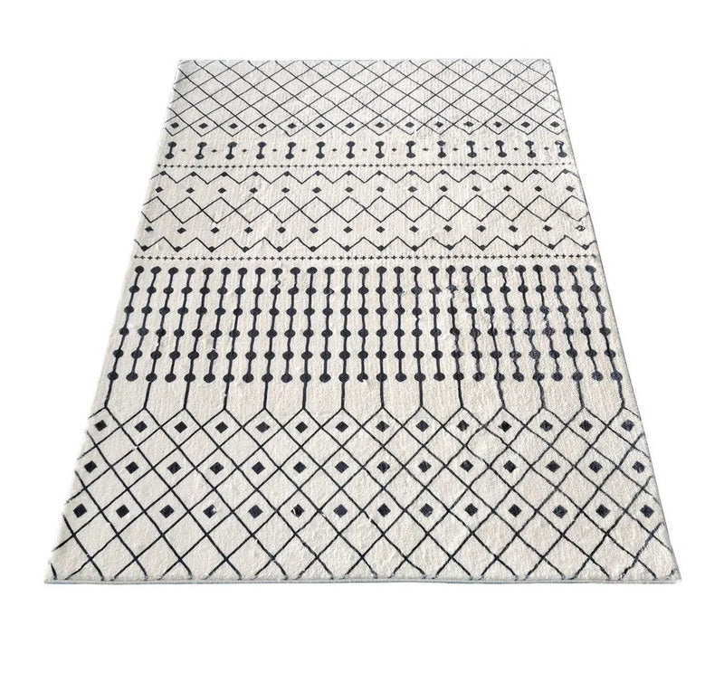 Skon Ivory Tribal Rug