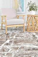 Roman Brown Land Rug