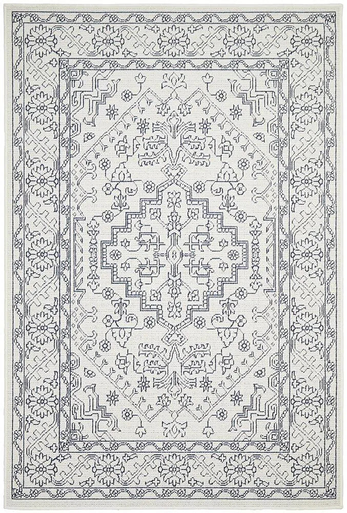 Seaside 5555 White Rug