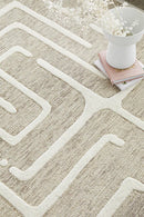 Summit Maze Linen Rug