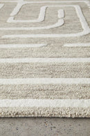 Summit Maze Linen Rug