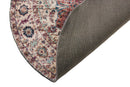 Babylon Multicolour Traditional Distressed Round Rug