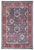 Gilgit Multicolour Traditional Nonslip Rug