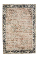 Rann Multicolour Traditional Distressed Rug