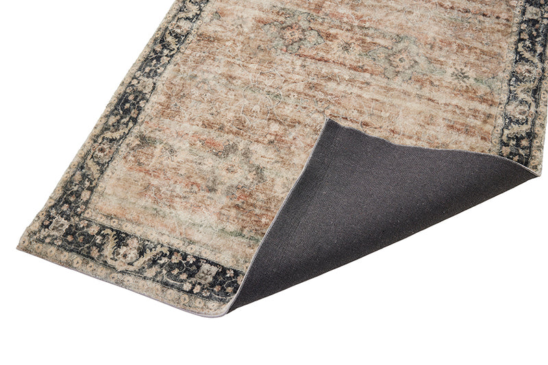 Rann Multicolour Traditional Distressed Rug