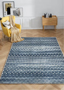 Subarashi Blue Non-Slip Rug
