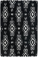 Surah Black Indoor Outdoor Rug