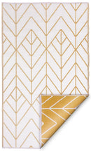 Sydney Gold Reversible Outdoor Rug