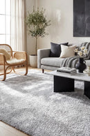 Angel Silver Rug — AI styled visualisation