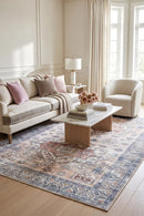 Novaro Orchid Bloom Rug — AI styled visualisation