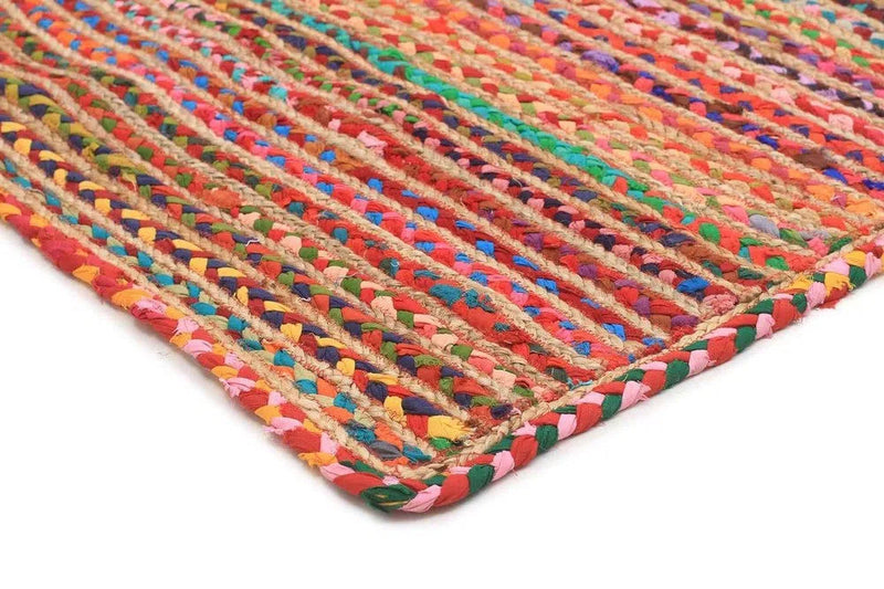 Atrium-Expo Jute and Cotton Rug Multi