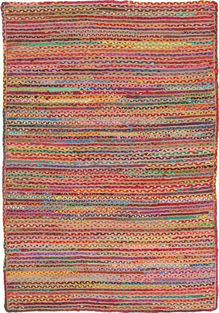 Atrium-Expo Jute and Cotton Rug Multi