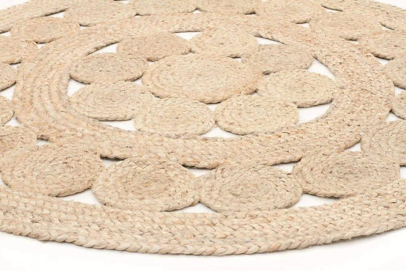 Atrium-Natural Daisy Jute Rug