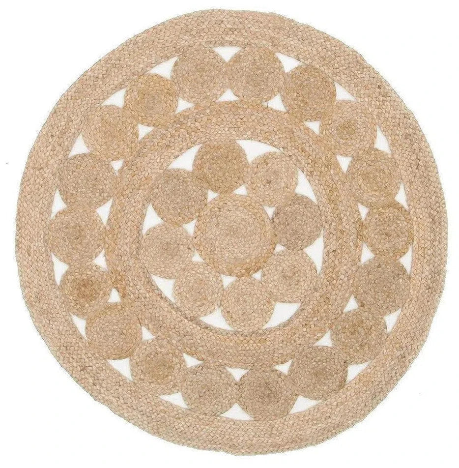 Atrium-Natural Daisy Jute Rug