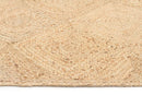 Atrium-Round Jute Natural Rug Charcoal