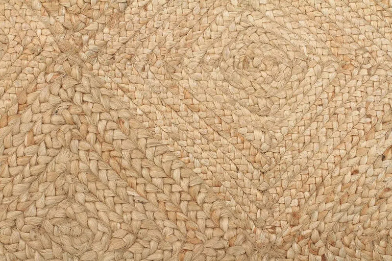 Atrium-Round Jute Natural Rug Charcoal