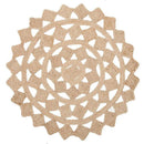 Atrium-Round Jute Natural Tessellate Rug