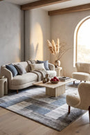 Chester 34 Blue Rug — AI styled visualisation