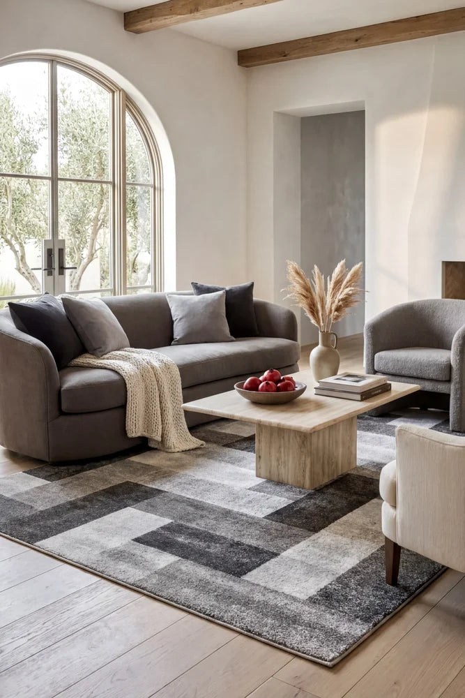 Chester 34 Mushroom Grey — AI styled visualisation