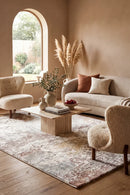 Chester 6262 Earth Rug — AI styled visualisation