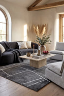 Chester 20 Granite Rug — AI styled visualisation