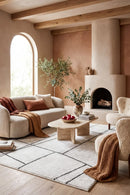 Chester 20 Pearl Rug — AI styled visualisation