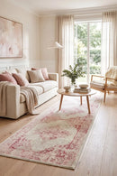 Avenue 702 Rose Runner Rug — AI styled visualisation