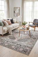 Avenue 703 Grey Rug — AI styled visualisation