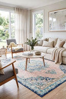Avenue 706 Flamingo Rug — AI styled visualisation