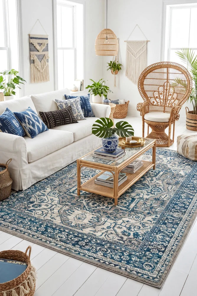 Babylon 207 Blue — AI styled visualisation