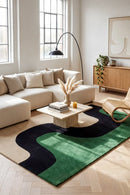 Marimekko Seireeni Green 132707 Rug — AI styled visualisation