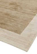 Asiatic Blade Border Putty Champagne Square Rug