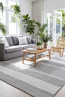 Vermont 37 Grey Outdoor Rug — styled indoor setting